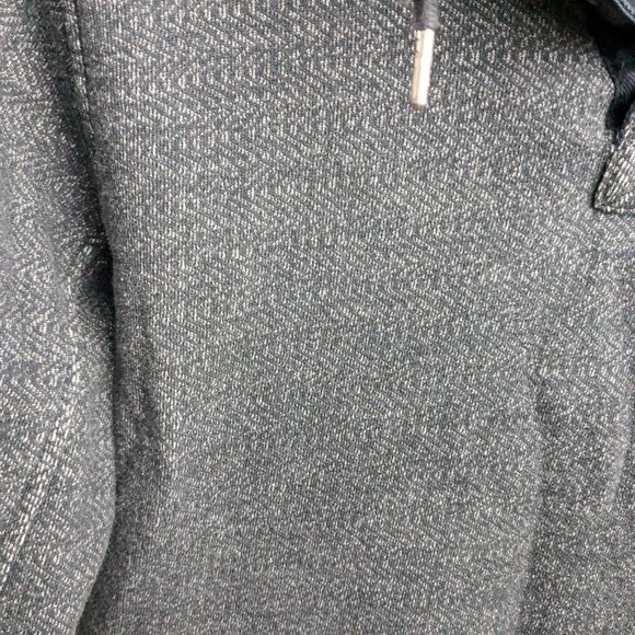 Nike Men's Hoodie Pullover Knit Sweater, Gray, Large, 100% Cotton, 1/4 Button - Picture 6 of 14